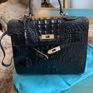 Tiffany&fred embossed Alligator leather like new